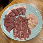 炭火焼肉ホルモンさわいし - ハツ・アブシン・ツラミ・シビレ