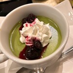 すし おおまさ - 抹茶のソフトぷりん