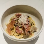 BEEF STEAK CLUB KIYO - イタリア産ポルチーニ茸のクリームソーススパゲッティ