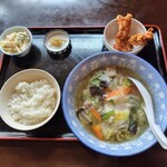 神仙閣 - 五目ラーメンセット