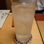 旬菜 幸 - 黒霧島（炭酸割り）