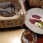 旬菜 幸 - 炭火焼七輪だから、香ばしい♪