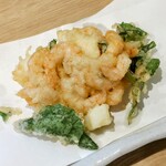 江戸そば マルノ - かき揚げ