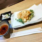 江戸そば マルノ - かき揚げ
