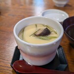 力寿司 - 定食に茶碗蒸し付いてたのに、単品でも頼んでしまった茶碗蒸し