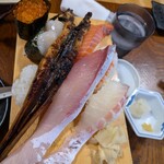 力寿司 - お友達が頼んだジャンボ寿司