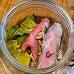 鉄板焼きWAGYU LIVERARY - 和牛の低温調理　瞬間燻製(最高級黒毛和牛スタンダードコース)