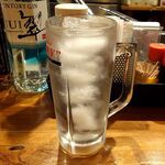 みすず - 麦焼酎「いいちこ」水割り（1.5倍量）