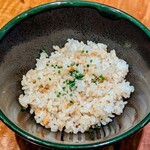 鉄板焼きWAGYU LIVERARY - ガーリックライス(最高級黒毛和牛スタンダードコース)