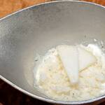 鉄板焼きWAGYU LIVERARY - 季節のパンナコッタ(最高級黒毛和牛とイセエビのWメインフルコース)