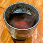 鉄板焼きWAGYU LIVERARY - 温かいお茶