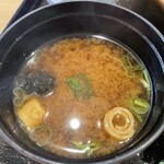 八島 - 岩海苔味噌汁