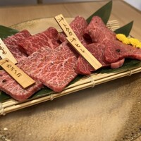 焼肉 にくの音 - 赤身盛り
