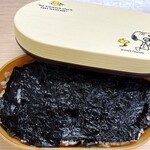 福岡有明のり - べ、弁当載せてもいいですか？真っ黒な海苔だんだんもどき！