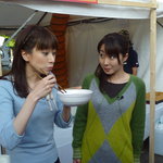 久留米ラーメン清陽軒 - 第1回九州B-1グランプリ　ズームインスーパー山本舞衣子アナ（日本テレビ）と財津ひろみアナ（FBS福岡放送)(掲載承諾済)