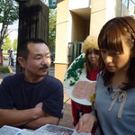 久留米ラーメン清陽軒 - 第1回九州B-1グランプリ　ズームインスーパー　山本舞衣子アナと清陽軒店主(掲載承諾済)