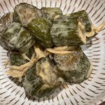 人参公園前 博多 たいな - スタッフオススメ？きゅうりの辛子あえ　もう少しからしのインパクト有っても良かったかな‥でもでも箸休め的な感じではとっても美味しい