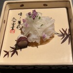 割烹 いそ崎 - 水タコの菊仕立て