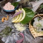 せいもん払い - カワハギ造り