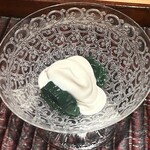 ぬま田 - 金時草　お浸し　千葉　落花生