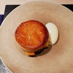 蒼菓 - 沖縄県宮古島産 キーツマンゴー焼きたてのミルフィーユ パイナップルのソルベ