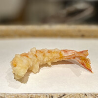 日本橋 蕎ノ字 - 車海老① レアな食感がたまらない、プリプリの車海老(ﾉ◕ヮ◕)ﾉ*.✧