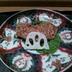 岩さき - 桜鱒の南部焼き・わさびの葉包み