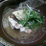 岩さき - 筍、焼き穴子、京水菜、茗荷のお鍋