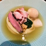 入鹿TOKYO - 特製帆立柚子塩つけ麺