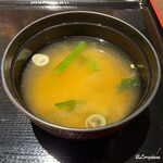 源喜屋 - 菠薐草の味噌汁