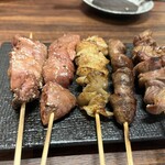 わが家 柏店 - レバー、かわ、こころ、銀皮