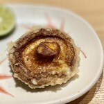 日本橋 蕎ノ字 - 肉厚ジューシーな玉取茸…風味豊か！かえしでいただくと最高⸜(´˘`❁﻿) ⸝