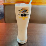 カマル - 「マトンビリヤニセット（1,250円）」のドリンク「アイスチャイ」