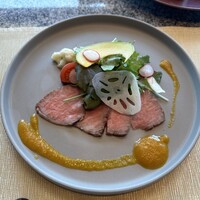 ZK - ローストビーフサラダ/コース 天　14,000円
