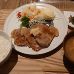 ヌーヴェル・テラス - 日替わりランチ しょうが焼き定食