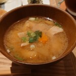 ヌーヴェル・テラス - 味噌汁
