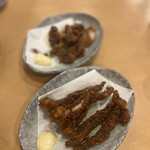元気酒場 - イカ&タコ唐揚げ