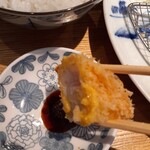 とんかつ七井戸 - 辛子と〜お醤油で