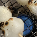 茶房 菊泉 - 自分で焼くお団子のセットドリンク付き（アイスコーヒー）