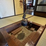 茶房 菊泉 - 囲炉裏