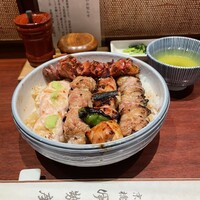 伊勢廣 京橋本店 - 焼鳥5本丼2,300円