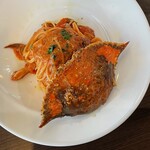 炭と料理とワイン AVANZARE - 宮城県産ワタリガニのトマトクリームパスタ(半人前)