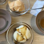 しゃぶしゃぶ温野菜 - 手前が温野菜アイス