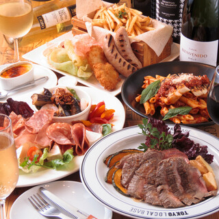 パーティーコースは飲み放題付!!貸切の際もご案内してます