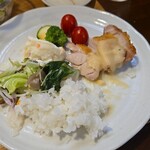 キッチン ブルー グローブ - みたびワンプレート、