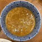 百日紅 - 特製煮干し辛つけ麺（麺半）1600円＋キャベツ 120円