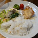 キッチン ブルー グローブ - 最初のワンプレート、