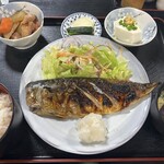 食事処 大江戸 - 塩鯖定食　¥1000