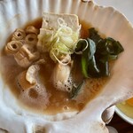 福祉健康保養センター つがる富士見荘 - ホタテなとが色々入ったすき焼き風