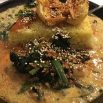 &スリランカTOKYO - 雑穀フライドガーリックシュリンプカレー